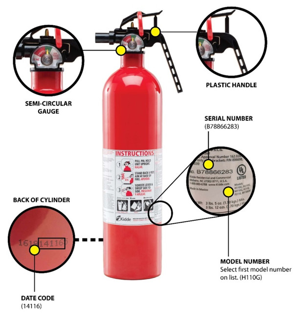 RECALL: Kidde and Garrison Branded Fire Extinguishers with Plastic Handles